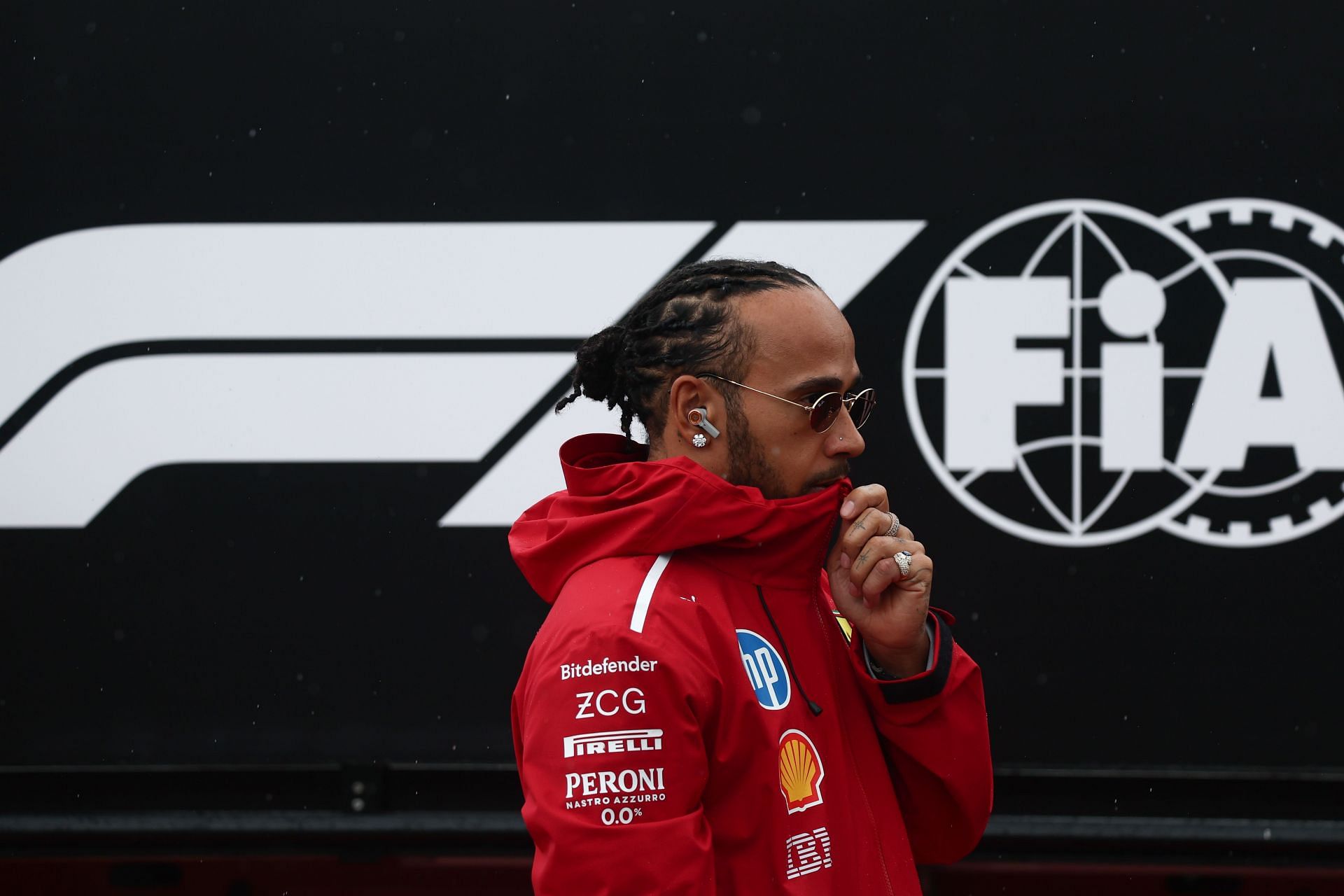 Lewis Hamilton at the 2025 F1 British Grand Prix - Source: Getty